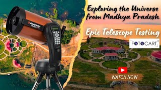 Testing and Assembly Celestron NexStar 8SE Telescope Setup at Beautiful Location [upl. by Eiuqnimod]