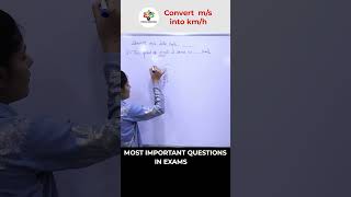 🔥 Convert ms into kmh  Easiest Trick shorts maths tipsandtricks youtubeshorts viral tricks [upl. by Zabrine]