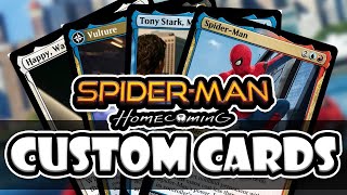 Spiderman Homecoming Meets Magic The Gathering  Custom MTG Card Design [upl. by Adnyc]