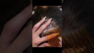 ASMR Intense Scalp SCRATCHING and NITPICKING with Nails Real Person shorts short asmr [upl. by Riamu]