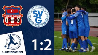 Heiße Schlussphase  Türk Gücü Friedberg  SV Gonsenheim  1 Aufstiegsspiel RLSW [upl. by Trub]