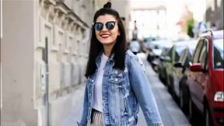 Street style jean jacket for spring style [upl. by Mallina]