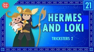 Hermes and Loki and Tricksters Part 2 Crash Course World Mythology 21 [upl. by Aserat]