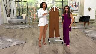 Attitudes by Renee Silky Knit Pleat Pants on QVC [upl. by Tserrof]