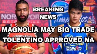 MAGNOLIA MAY BIG TRADE  TOLENTINO APPROVED NA [upl. by Thorman]