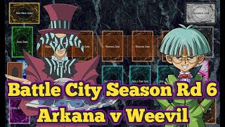 Arkana vs Weevil  Yugioh Battle City Season Round 6 yugioh yugiohtcg yugiohcards shorts [upl. by Emelina621]