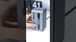 The docking station with builtin sound pickup lights can move with the surrounding sound [upl. by Irish]