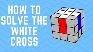 How to Solve a Rubiks Cube Part 1 White Cross EASIEST TUTORIAL [upl. by Aicissej]