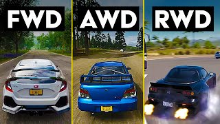 RWD vs AWD vs FWD  Which Drivetrain is BEST [upl. by Thetis]