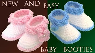 Zapatos a Crochet para bebes niñas y niños fáciles de hacer tejido tallermanualperu [upl. by Micco102]