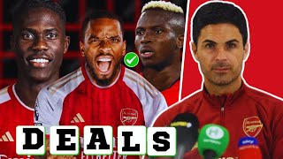 BREAKING ARSENAL TRANSFERS  DONE DEALS INCOMING  LATEST ARSENAL NEWS [upl. by Ahsienom785]