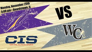 Rushville vs West Central  High School Boys Basketball [upl. by Yusem]