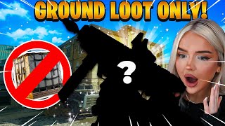 GROUND LOOT ONLY WARZONE CHALLENGE [upl. by Marney]