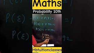 Probability maths class10 ncert hbtuitionclasses [upl. by Gonzalo131]