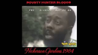 Bounty Hunter BloodsNickerson GardensLos Angeles CaliforniaGang StoriesLA Street Gangs in 1980s [upl. by Berhley]