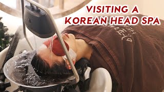 I Visit a Korean Head Spa 💆🏻‍♀️ [upl. by Ezra]