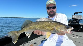 Mid Summer Walleye Fishing On Mille Lacs Lake [upl. by Rocca]