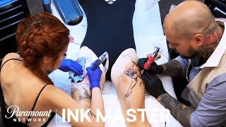 Inside Out Tag Team Consistent Collab  Elimination Tattoo  Ink Master Return of the Masters [upl. by Stefa]