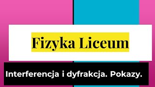 Interferencja i dyfrakcja Pokazy 2 z 2 [upl. by Perl817]