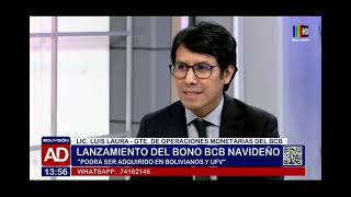 Lanzamiento del quotBono BCB Navideñoquot [upl. by Lorens648]