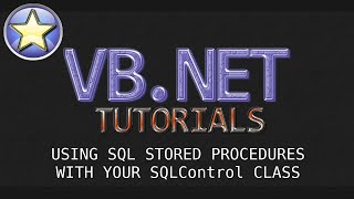 VBNET Tutorial  Using SQL Stored Procedures  PART 5 [upl. by Sirref667]