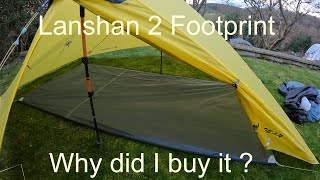 Lanshan 2 Tent Footprint My first impressions and the reasons why I bought it [upl. by Eisse]