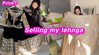 Selling my lehnga  price detail  Sitara Yaseen vlog [upl. by Lathrop]