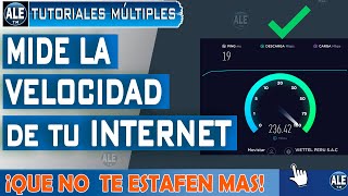 Como Medir Velocidad De Internet  Test De Velocidad De Internet [upl. by Dickey]