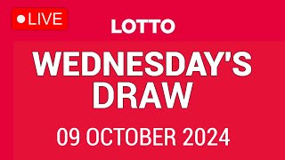 The National Lottery Lotto Draw Live results from Wednesday 09 October 2024  tonights lotto [upl. by Voltmer]