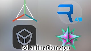 Top 3 best 3D Animation app for android devices Prisma3D Reconn 4d 3DModeling app [upl. by Nivad857]