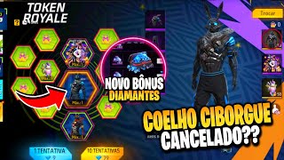 URGENTE COELHO CIBORGUE CANCELADO BÔNUS DE DIAMANTES EVENTOS E MAIS NOVIDADES FREE FIRE [upl. by Diraf86]