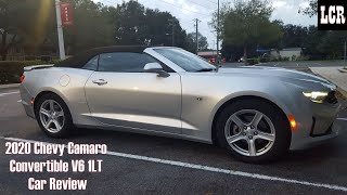 2020 Chevy Camaro Convertible V6 1LT  Start Up Exhaust Test Drive amp Review [upl. by Moyer]