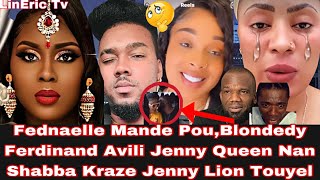 Nouvèl cho Fednaelle pale ak Blondedy Ferdinand avili Jenny Queen nan pwogram nanShabba krazeLion [upl. by Won571]