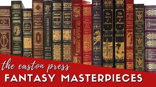 Easton Press Masterpieces of Fantasy or an intro to 40 classic fantasy novels  Beautiful Books [upl. by Eseerehs57]