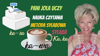 NAUKA CZYTANIA Metoda Sylabowa Sylaba quotka Kaquot Lekcja 8 lub 28 [upl. by Llertnor662]