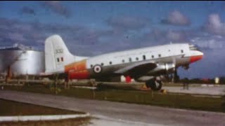 Transport Command Far East Aircraft at RAF Gan Maldives 1968 [upl. by Eirotal]