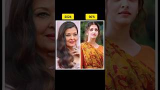 Bollywood actresses 90S VS 2024 Looks bollywood shorts viral [upl. by Schwenk]