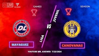 🎥🥷🏀🎙️ Por el pase a la finalsub22 Canóvanas vs Mayaguez DL [upl. by Ardnait]