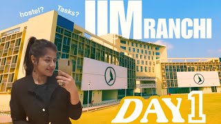 Day 1 At IIM RANCHI NEW CAMPUS  Vlog  Hostel [upl. by Tufts]