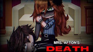 Mrs Aftons Death  Gacha x FNAF  My AU  Read Description [upl. by Swaine670]