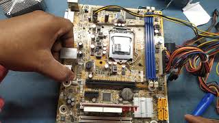 ipmsbh61odm cpu socket damage pin 📌alignment then motherboard working properly [upl. by Derrik157]