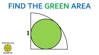 area circle  geometry booster  math olympiad  geometry problems  Masterclass Geometry [upl. by Renee]