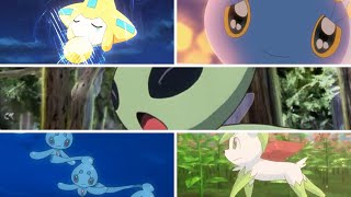 Celebi  Jirachi  Manaphy  Phione  Shaymin  All moves in Pokémon  The Mythical Pokémon Part 2 [upl. by Hogle918]