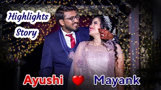 Wedding Highlight 2022  Ayushi ❤️ Mayank  SMS Photography Pirawa WEDDING FILM Cinematic Highlights [upl. by Rimola]