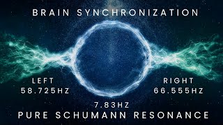 Schumann Resonance Pure Frequency 783hz for BRAIN SYNCHRONIZATION Meditation binauralbeats [upl. by Aset]