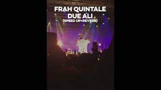 Frah Quintale  DUE ALI speed up  reverb [upl. by Coyle]