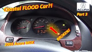 Pt3 Coastal FLOOD Acura Speedometer BROKEN  Parasitic Draw [upl. by Adia]