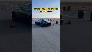 Changing lanes at 150 kmh  RollsRoyce Wraith [upl. by Atinhoj978]