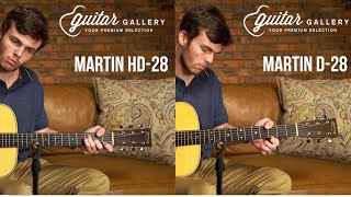 Martin D28 vs Martin HD28 [upl. by Dennison]