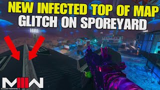 Modern Warfare 3 Glitches New Infected Top of Map Glitch on SPOREYARD Mw3 Glitch Infected Spots [upl. by Refinej]